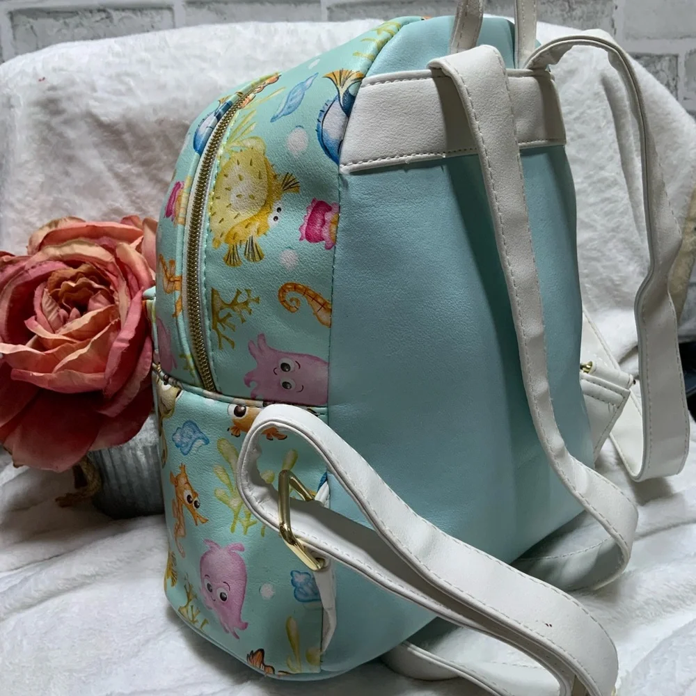 Loungefly Pixar Kids Sea Life Backpack - Aqua